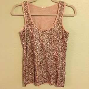 J. Crew Sequin Tank